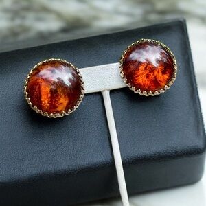 🌺Vintage Signed Miriam Haskell Earrings